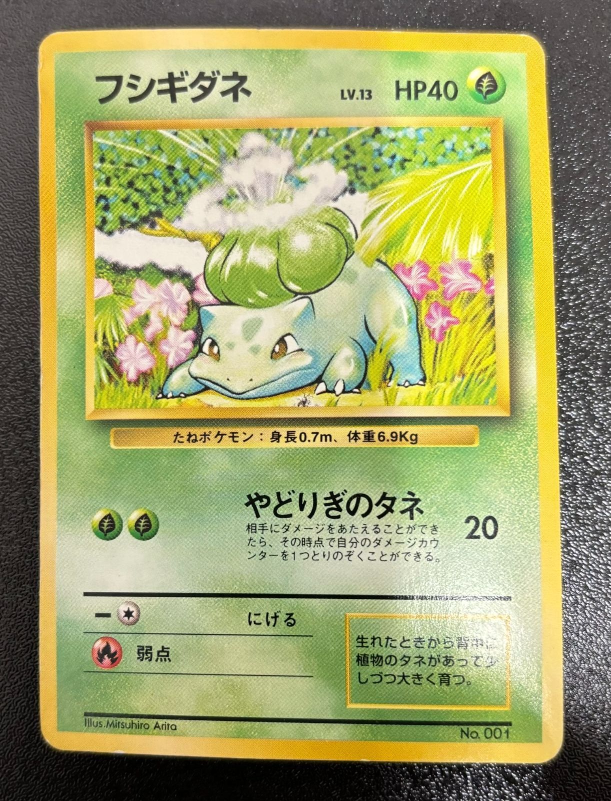 フシギダネ ● 第1弾拡張パック ポケモンカード マークなし ポケモンカードゲーム 【旧裏面 初版(マーク無し)】 フシギダネ 1枚