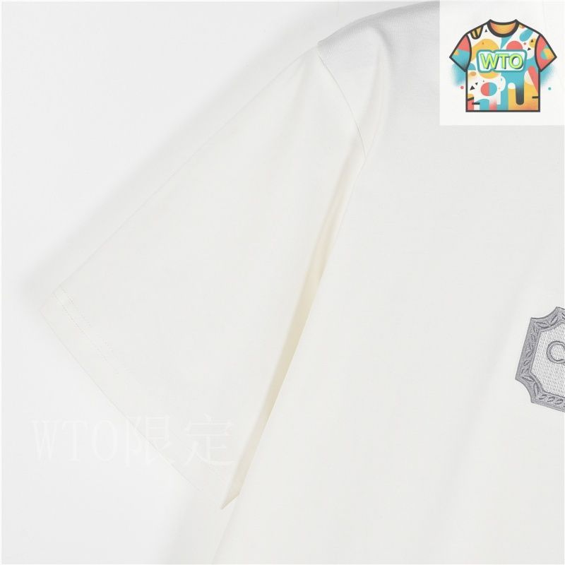 今日WTO】Dior / ディオール 25ss 刺繍シルバーロゴ T シャツ 今日WTO】Dior / ディオール 25ss 刺繍シルバーロゴ T シャツ