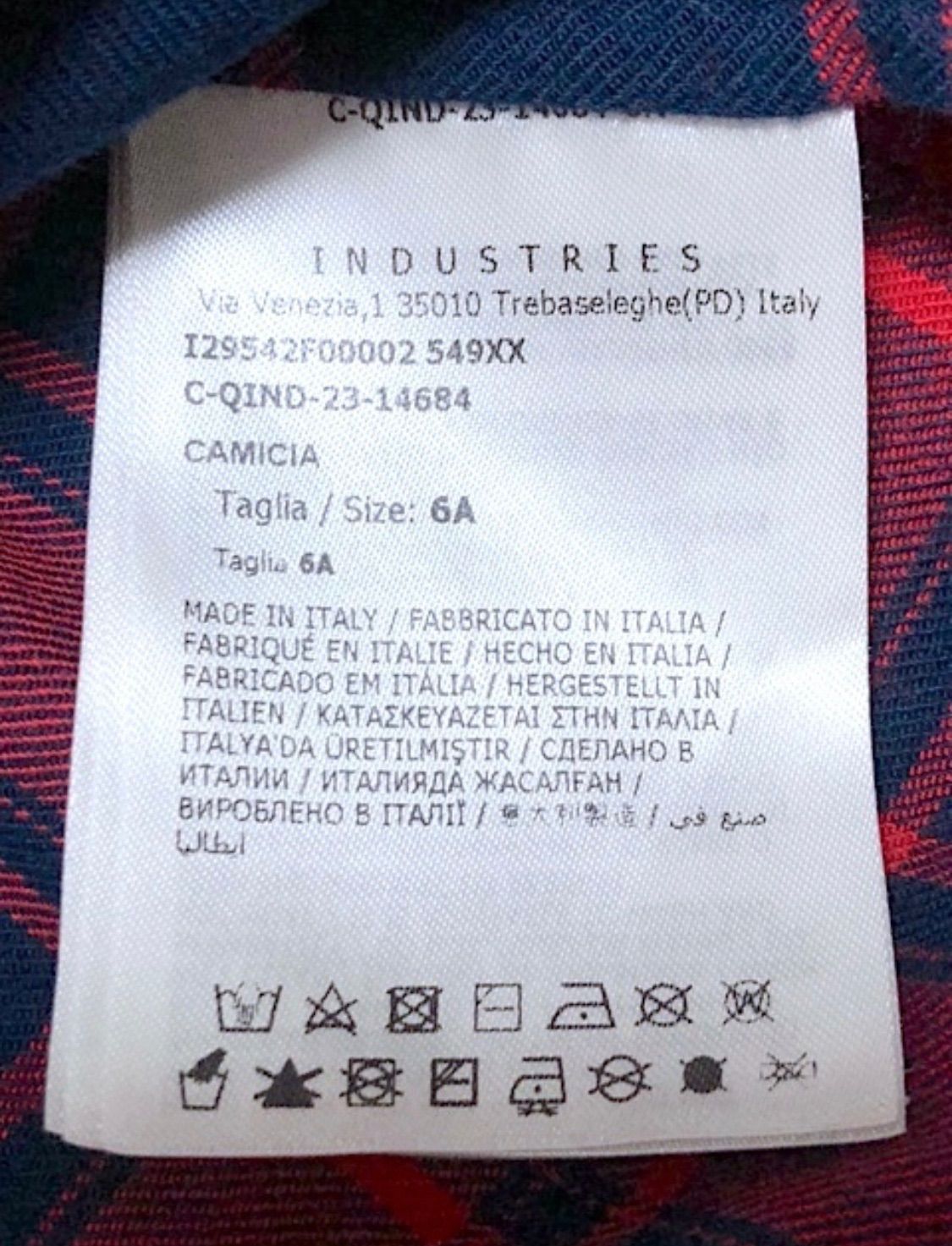 2025新作 10％off。 センス抜群＆可愛いです 早い者勝ち Moncler モンクレール 2025AW キッズ ロゴ ワッペン チェック柄 長袖シャツ フランネル 6A|116m 2A48 豊富な種類。