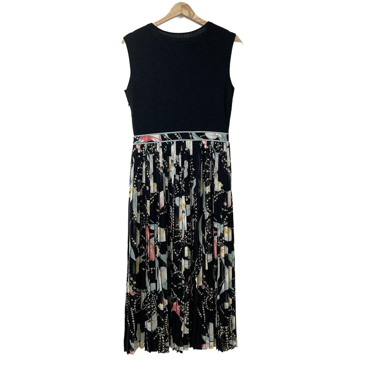 LEONARD 花柄 ひざ丈ワンピース 42美品