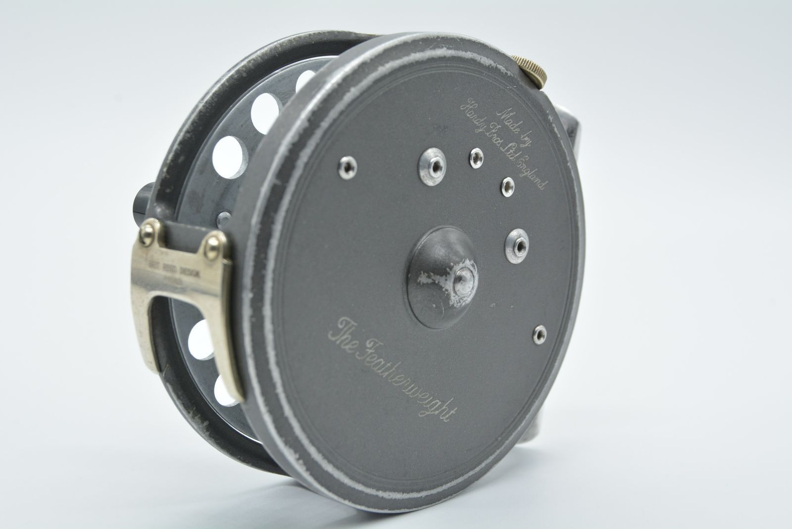 ◆刻印あり◆ Hardy Featherweight ハーディ フェザーウェイト Heavy U Line Guard Fly Reel ラージU ヘビーU ラインガード 刻印モデル 66106