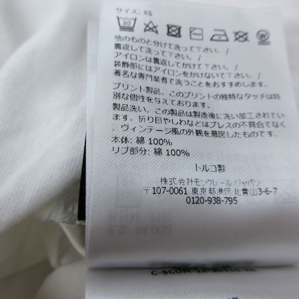 MONCLER モンクレール フラグメント カートゥーンロゴ 長袖 T