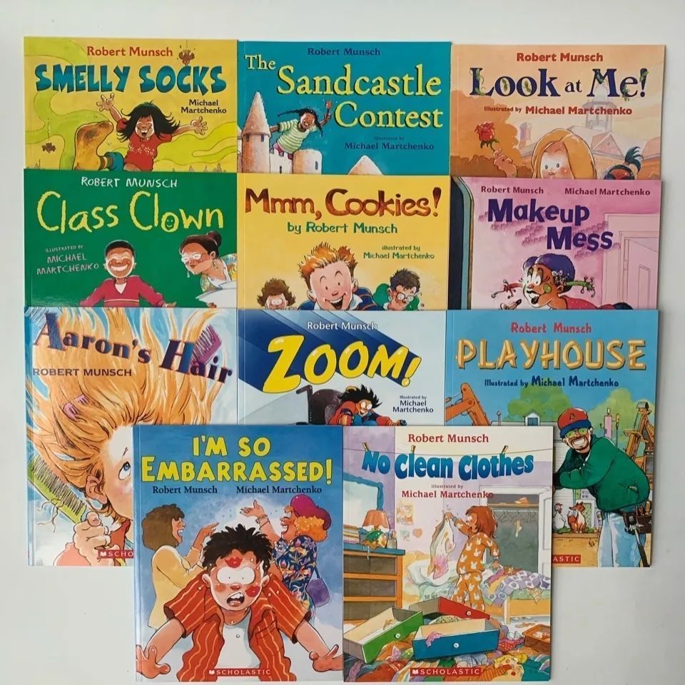 新品。海外購入]23冊セットRobert Munschシリーズ 23 Book Set collection of Robert Munsch for children