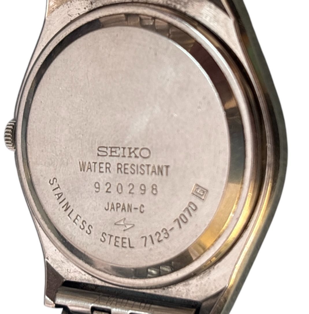 70s SEIKO セイコー TYPEⅡ クォーツ 電池交換済 日本製 腕時計 腕時計電池交換】ジャンクのSEIKO TYPEⅡの電池交換をしてみた