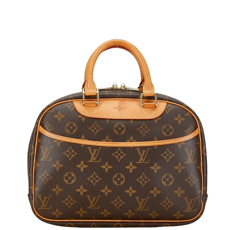 ルイ ヴィトン モノグラム ドーヴィル M47270 ブラウン PVC レザー レディース LOUIS VUITTON【222-60953】 -  メルカリ