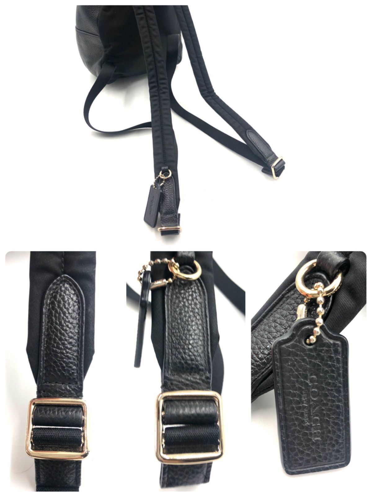 極美品✨コーチ リュック ミニ ブラック レザー F38263 【公式通販】