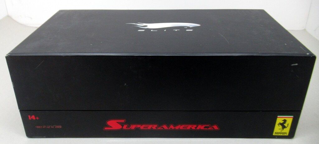 MATTEL 1|18 HOTWHEELS ELITE FERRARI SUPER AMERICA レッド K4147