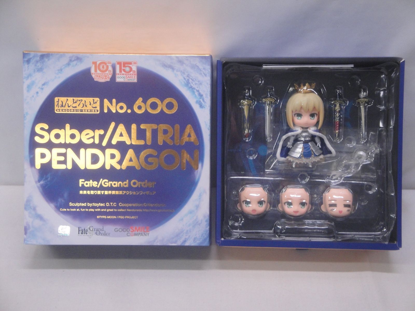ねんどろいど 600 セイバー/アルトリア・ペンドラゴン Fate/Grand
