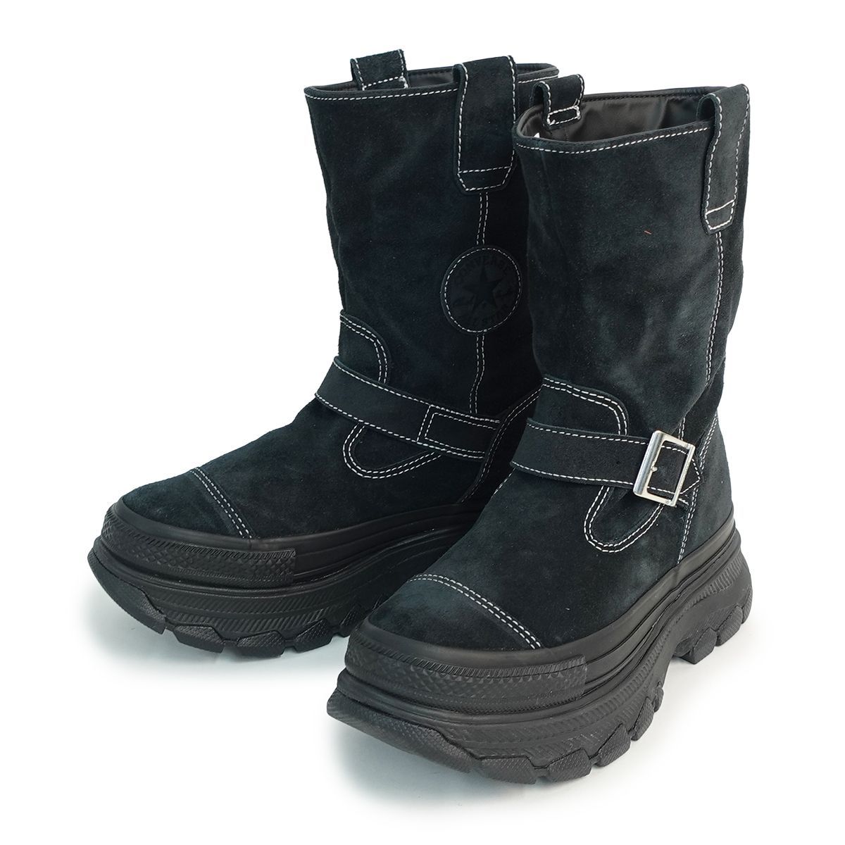 コンバース CONVERSE ブーツ 厚底 オールスター トレックウエーブ ウエスタンブーツ HI ブラック 黒 ALL STAR TREKWAVE WESTERNBOOTS HI