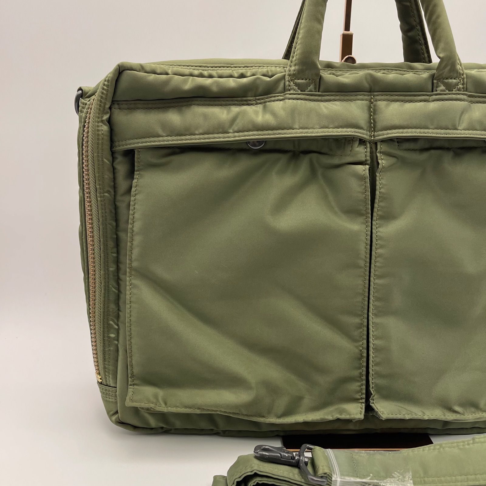 PORTER ポータータンカー 2WAY ビジネスバッグ ブリーフケース カーキ 