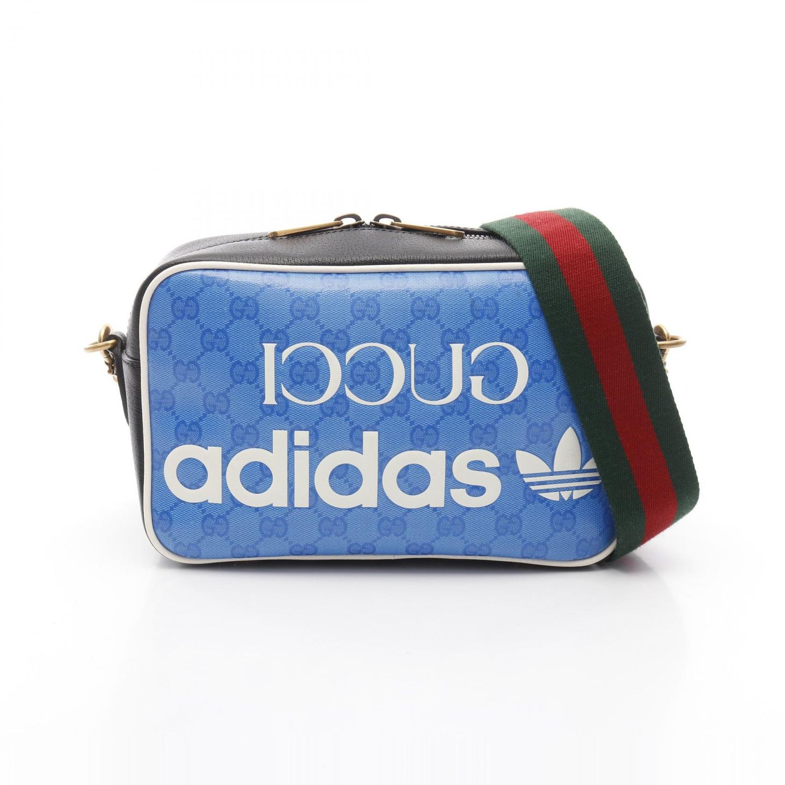 グッチ GUCCI ×アディダス  美品 GGクリスタル GUCCI グッチ GUCCI × adidas GGクリスタル ショルダーバッグ - メルカリ
