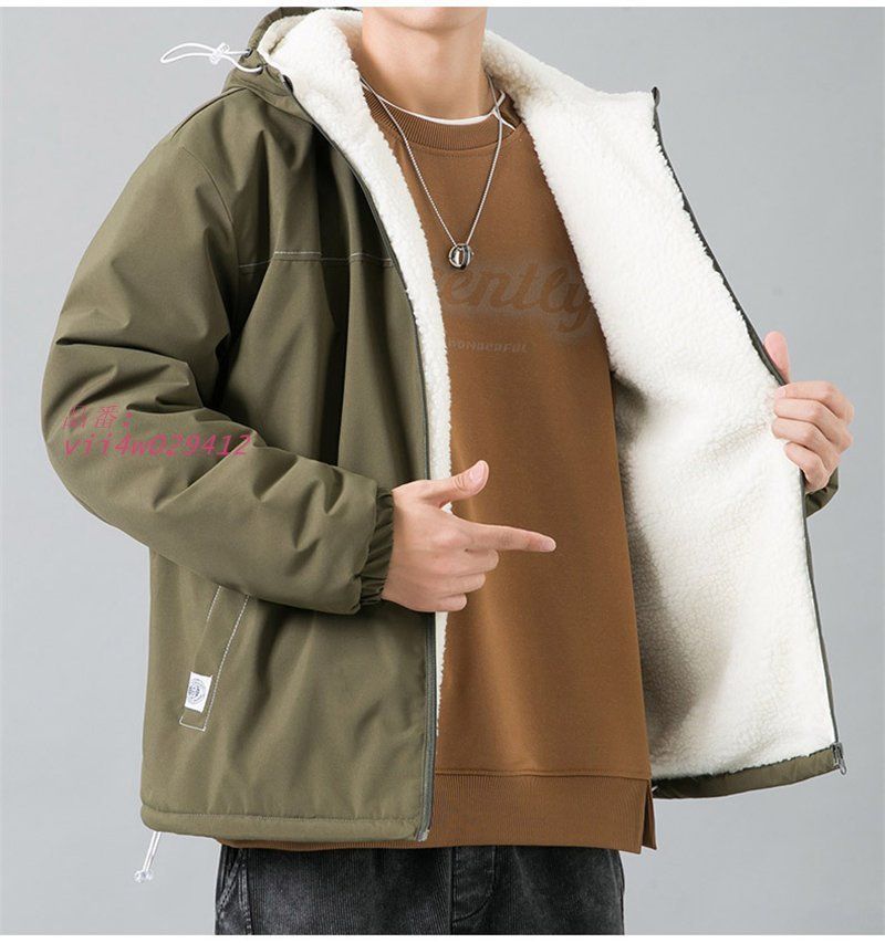 爆売中 ムートンコート 大好評 ジャケット メンズ ボアジャケット アウター ゆったり 裏起毛 暖かい 裏ボア 防寒 おしゃれ 冬 ブルゾン vii4w029412 WWW_HOMU-JOURNEY_COM