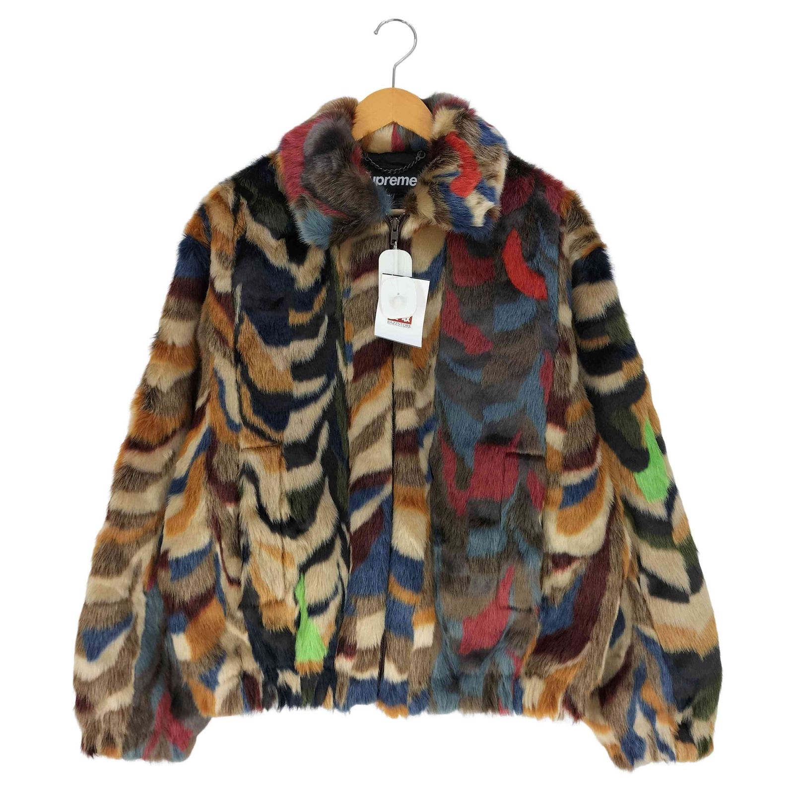 シュプリーム Supreme Multicolor Faux Fur Bomber Jacket マルチ 