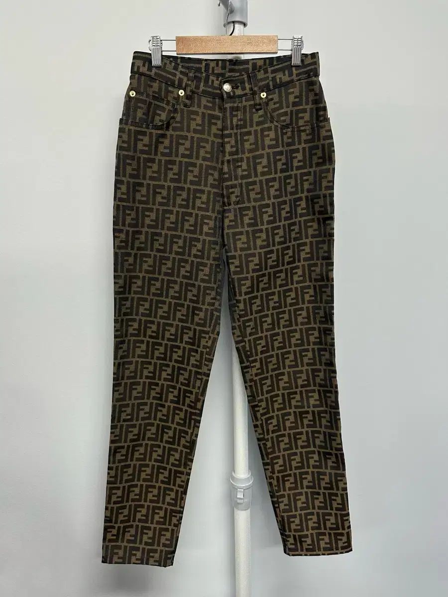 FENDI - 希少 美品 FENDI 90's vintage ズッカ柄 パンツ メンズ