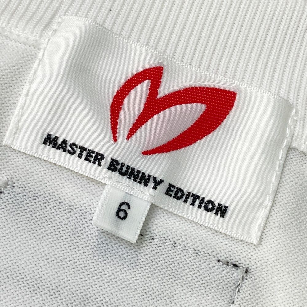 サイズ：6 MASTER BUNNY EDITION マスターバニーエディション 2024年モデル ニットセーター  ホワイト系 [240101479163] ゴルフウェア メンズ ストスト サイズ：6 MASTER BUNNY EDITION マスターバニーエディション