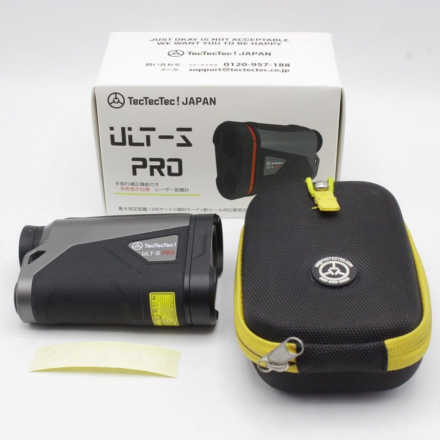 TecTecTec! ULT-S PRO ゴルフ用距離計 電池付き TecTecTec（レーザー