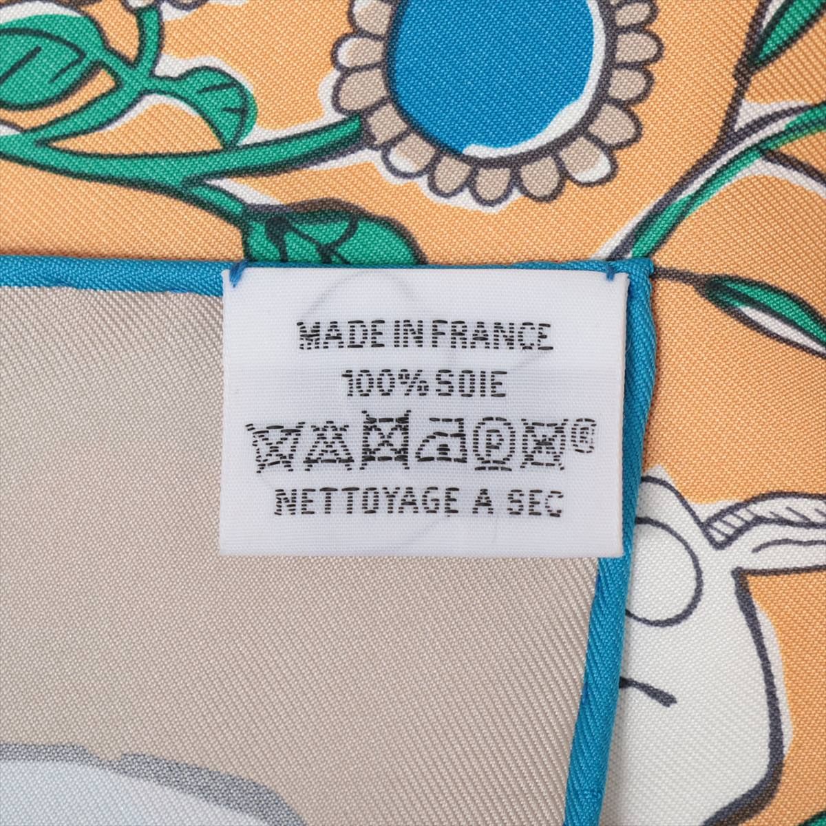 エルメス スカーフ タグ付 極美品 エルメス タグ付 カレ 90 MILLE ET UN LAPINS 千と一羽のうさぎ