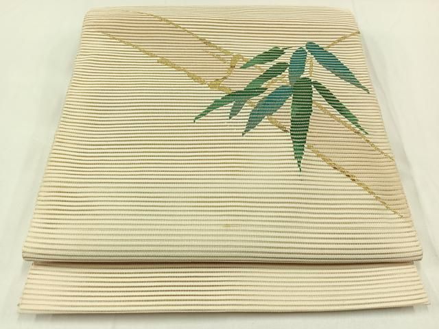 夏物　絽綴れ八寸名古屋帯（筋文）長377　正絹美品 夏物 絽綴れ八寸名古屋帯（筋文）長377 正絹美品 - メルカリ