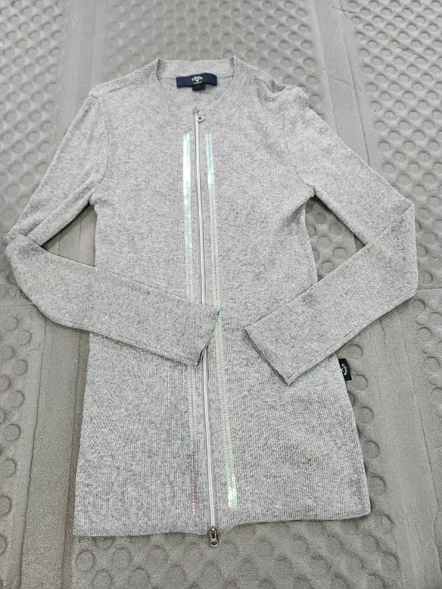 Callaway キャロウェイ レディース リブ ニット ジップアップ カーディガン