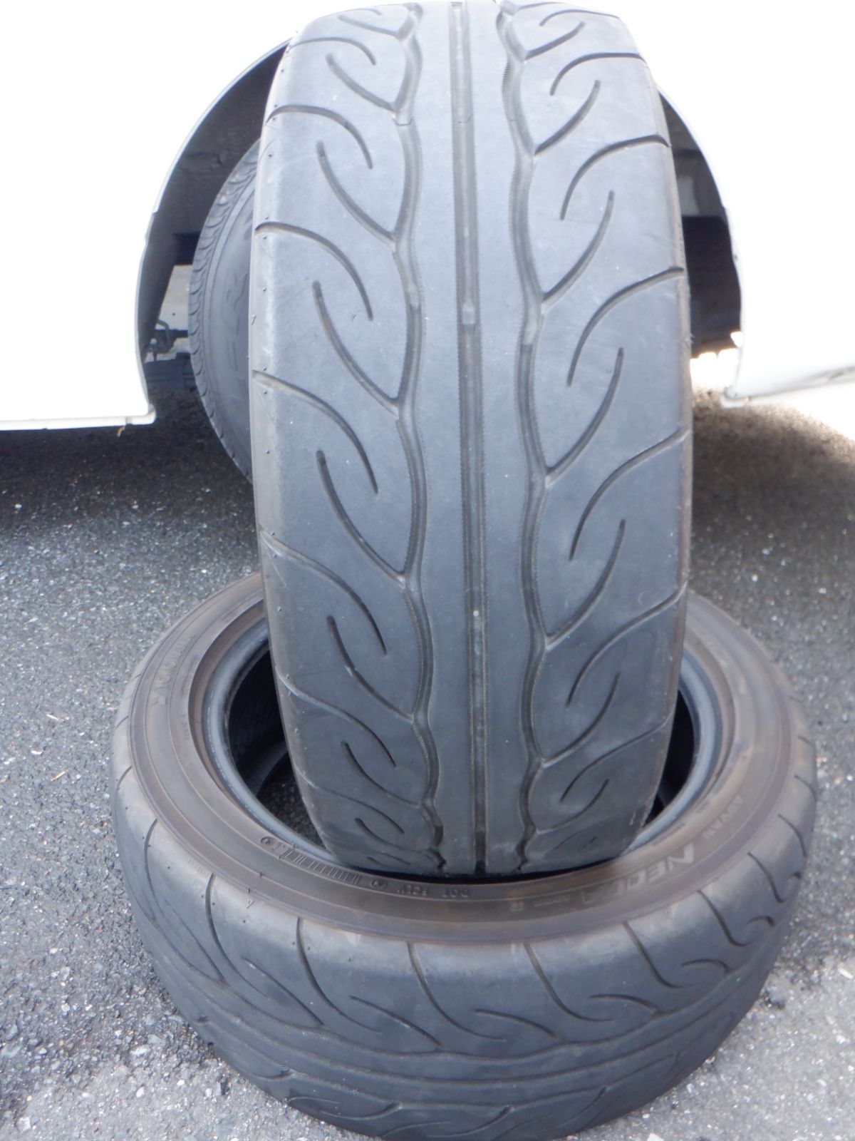 バリ山 195|50R16 ヨコハマ アドバンネオバＡＤ０８R ２本 S660 MR-S ロードスター スイフトスポーツなどに