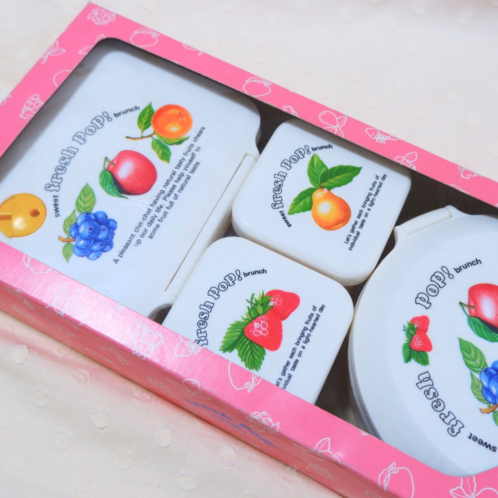 フレッシュポップ タッパー フードコンテナ 昭和 レトロ 可愛い