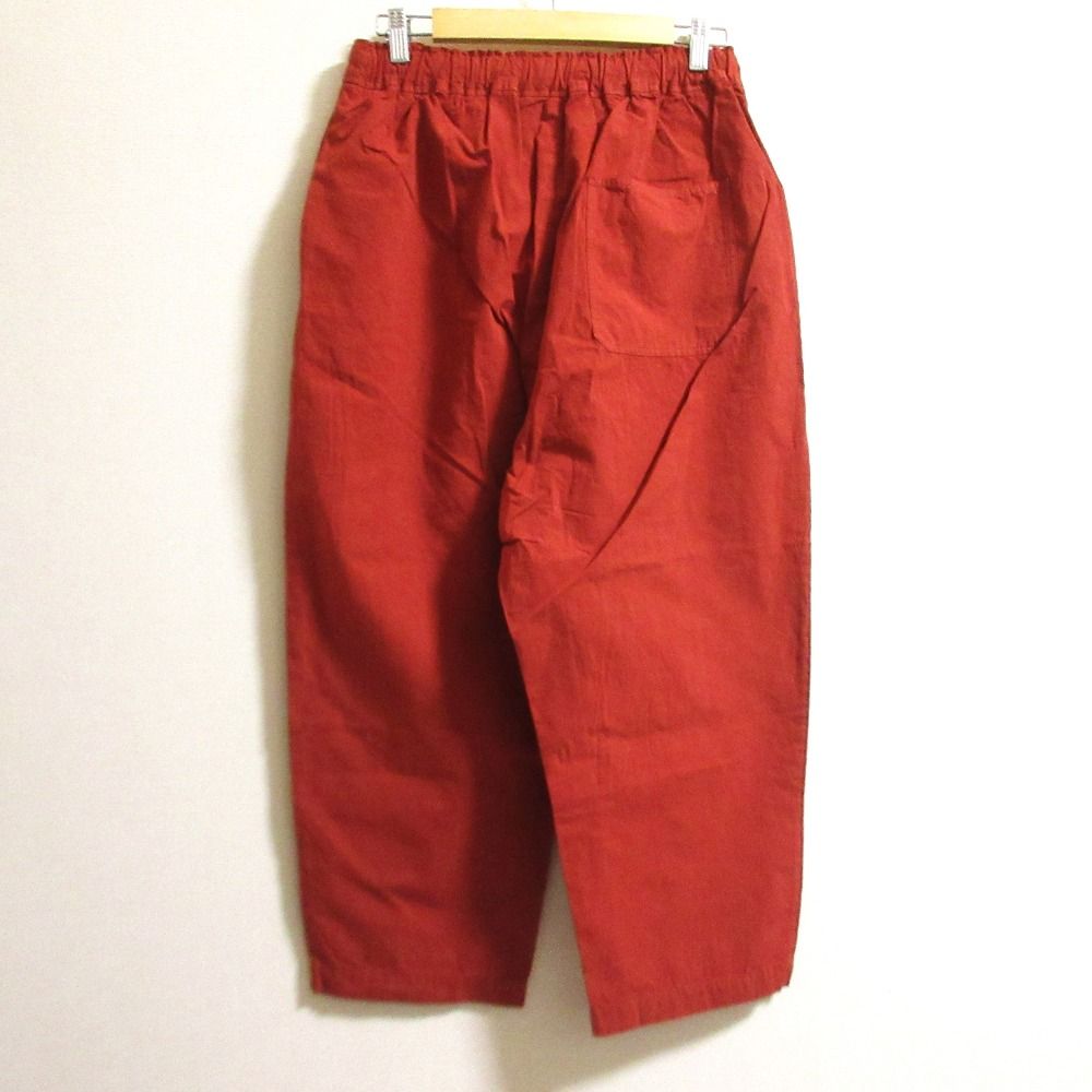 nest Robe ネストローブ コットンヘンプウェザーパンツ 01223-1032 サイズF レッド レディース 古着 DECORATOM_COM_BR