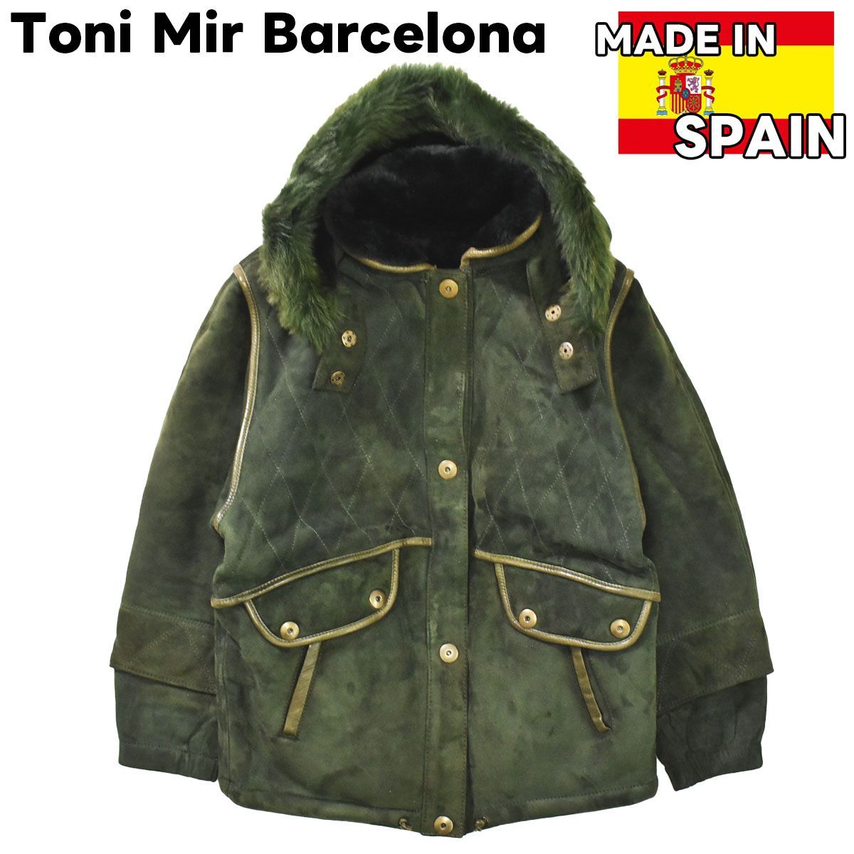 スペイン製 古着 Toni Mir Barcelona ムートン ジャケット - メルカリ