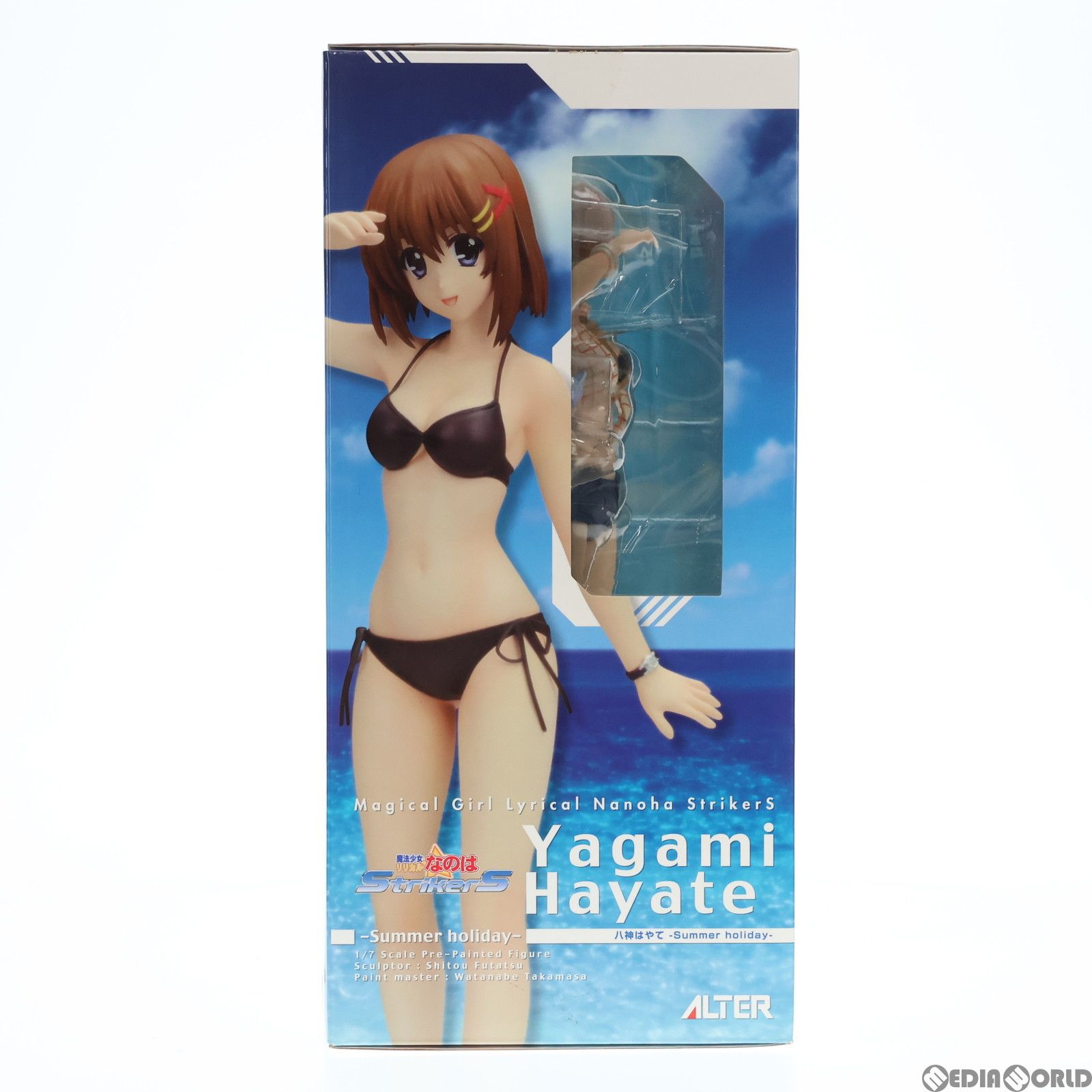 魔法少女リリカルなのはStrikerS 八神はやて 水着ver. (1/4スケール PVC塗装済み完成品)　並行輸入 玩S12 フィギュア 1⁄4スケール 八神はやて 水着Ver.「魔法少女リリカル