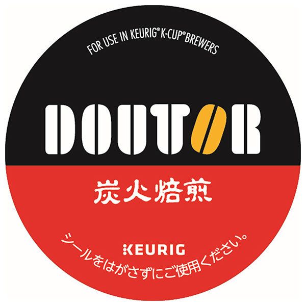 ユニカフェ キューリグ カートリッジ K-Cupパック ドトール 炭火焙煎 12P×8箱入｜ コーヒー 珈琲 コーヒーカプセル カートリッジ Kカップ KEURIG