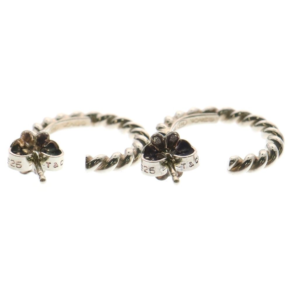 TIFFANY & Co. (ティファニー) VINTAGE ツイストフープ ピアス