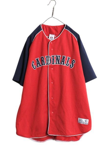 なクーポン配布中! カージナルス ベースボール シャツ メンズ XL | MLB オフィシャル トゥルーファン 大リーグユニフォーム ゲームシャツ ジャージ 半袖シャツ