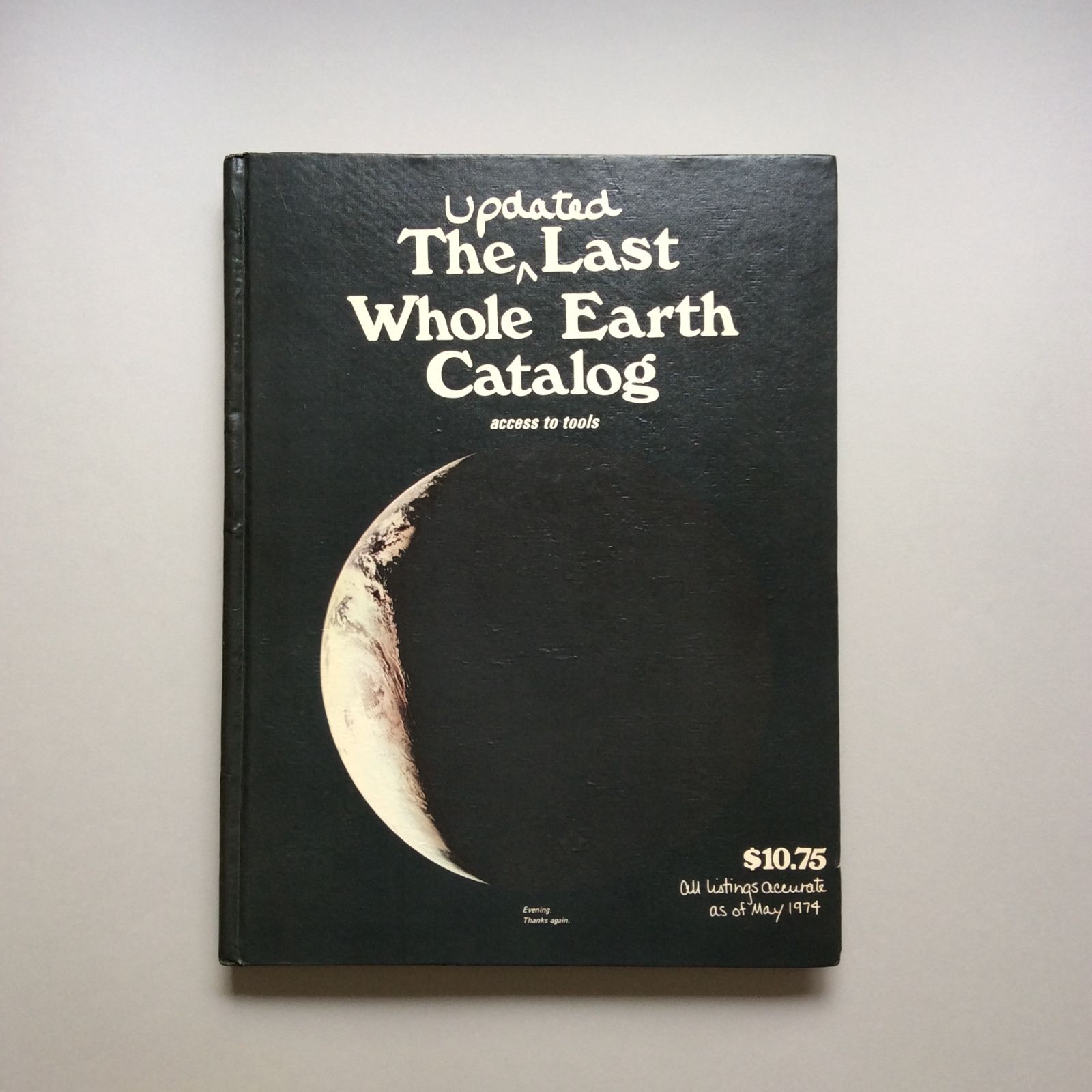 稀少】ハードカバー版 The Last Whole Earth Catalog / ラストホール