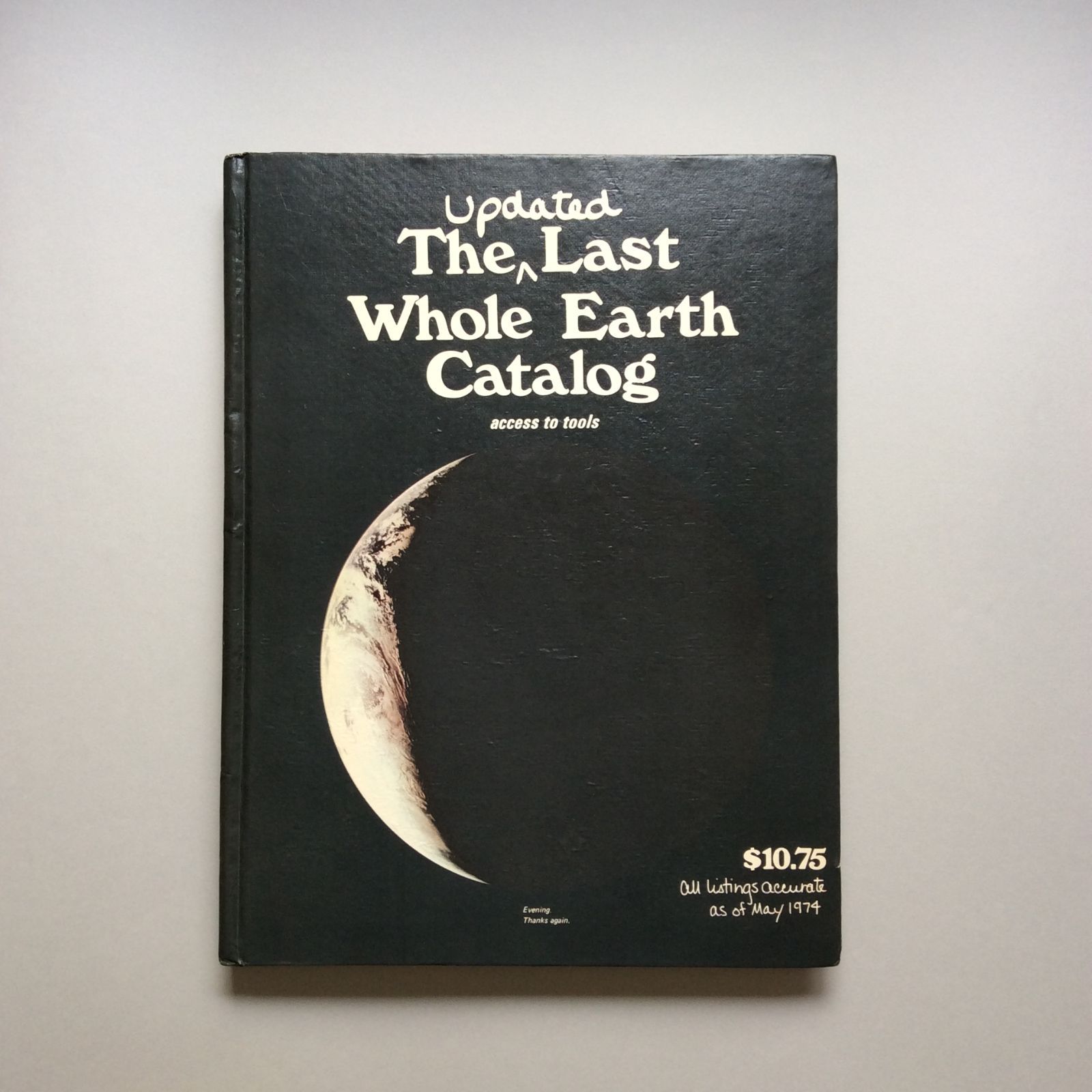 Whole Earth Epilog ホールアースカタログ 1974年 - 洋書