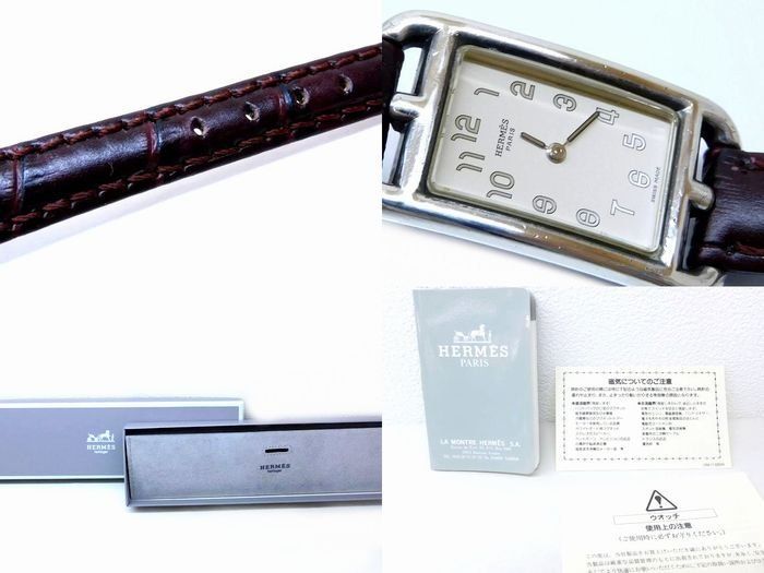 エルメス ナンタケット NA1.250 シルバー クオーツ レディース 時計 HERMES エルメス ナンタケット NA1.250 □ クオーツ アイボリー