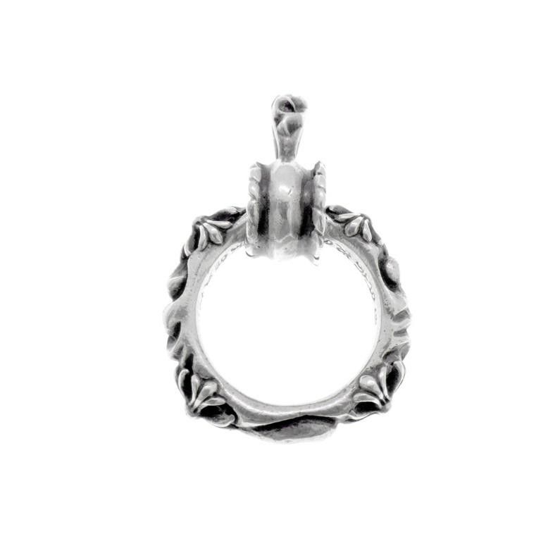 CHROME HEARTS アイウェアループ スクロールバンドネックレストップ クロムハーツ（Chrome Hearts）ペンダント アイウェア ループ ハート