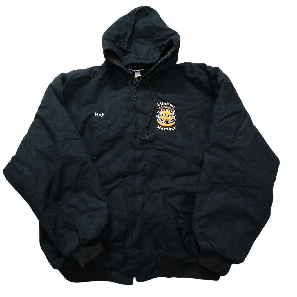 古着卸 まとめ売り アクティブ型 ダック地 ジャケット 3枚セット メンズ 2XL フーディー 裏地キルティング 刺 古着 NC0111