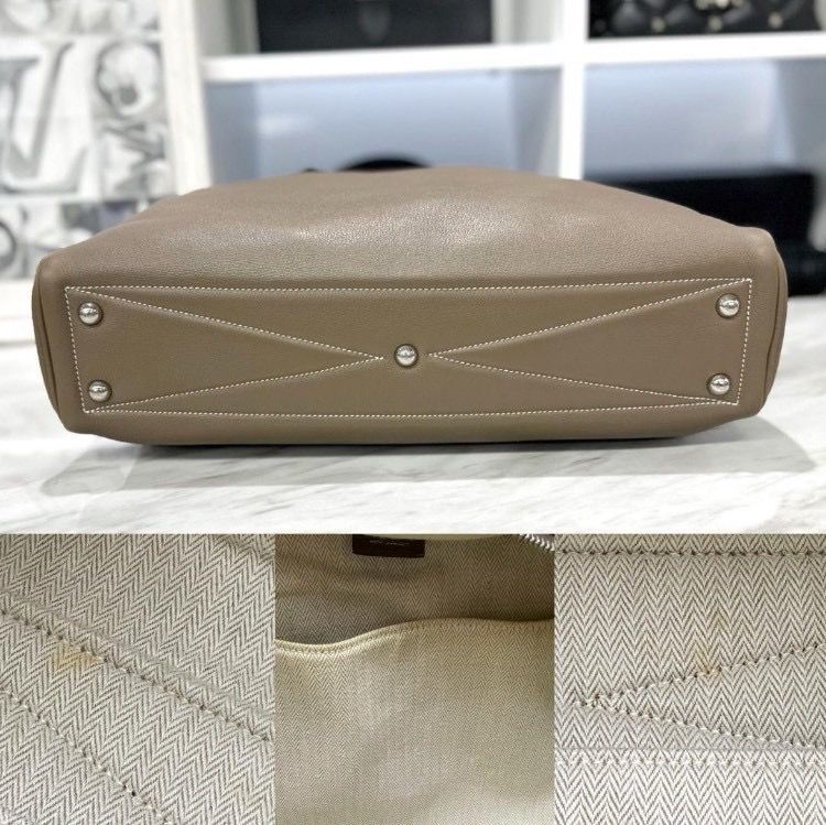 美品☆　エルメス　ヴィクトリア2 12H　エトゥープ　エヴァーカラー　T刻印 美品☆ エルメス ヴィクトリア2 12H エトゥープ エヴァーカラー T刻印