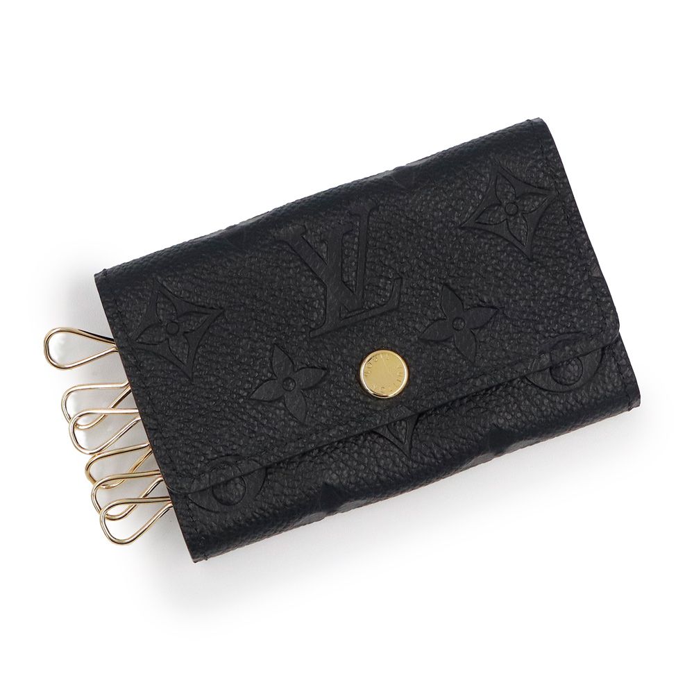 ルイ ヴィトン ミュルティクレ6 キーケース モノグラムアンプラント レザー ノワール ブラック ゴールド金具 M64421 LOUIS VUITTON ♥ 展示品