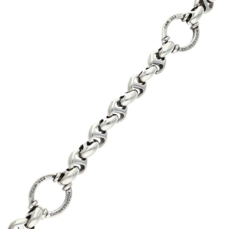 オープンリンク6 Pダイヤシルバーウォレットチェーン