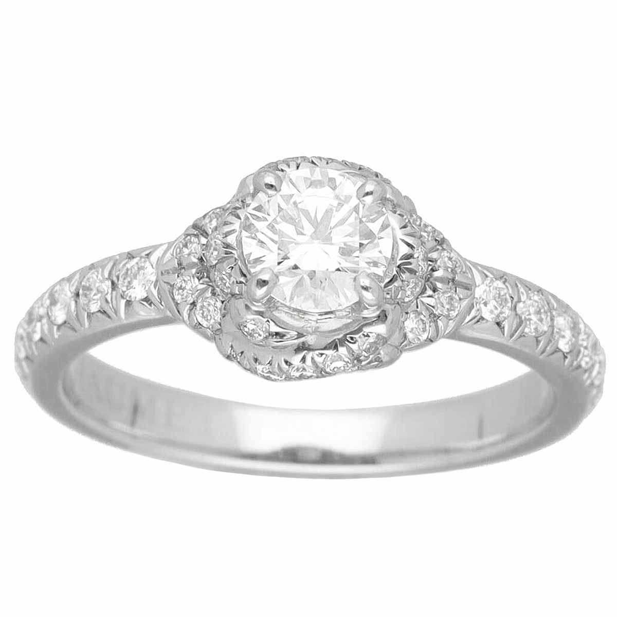 CHAUMETショーメ リアン ダムール0.31ct＆トルサード 正規品 CHAUMET ショーメ ダイヤ(D0.31ct D-VVS1-3Ex) リアン・ダムール