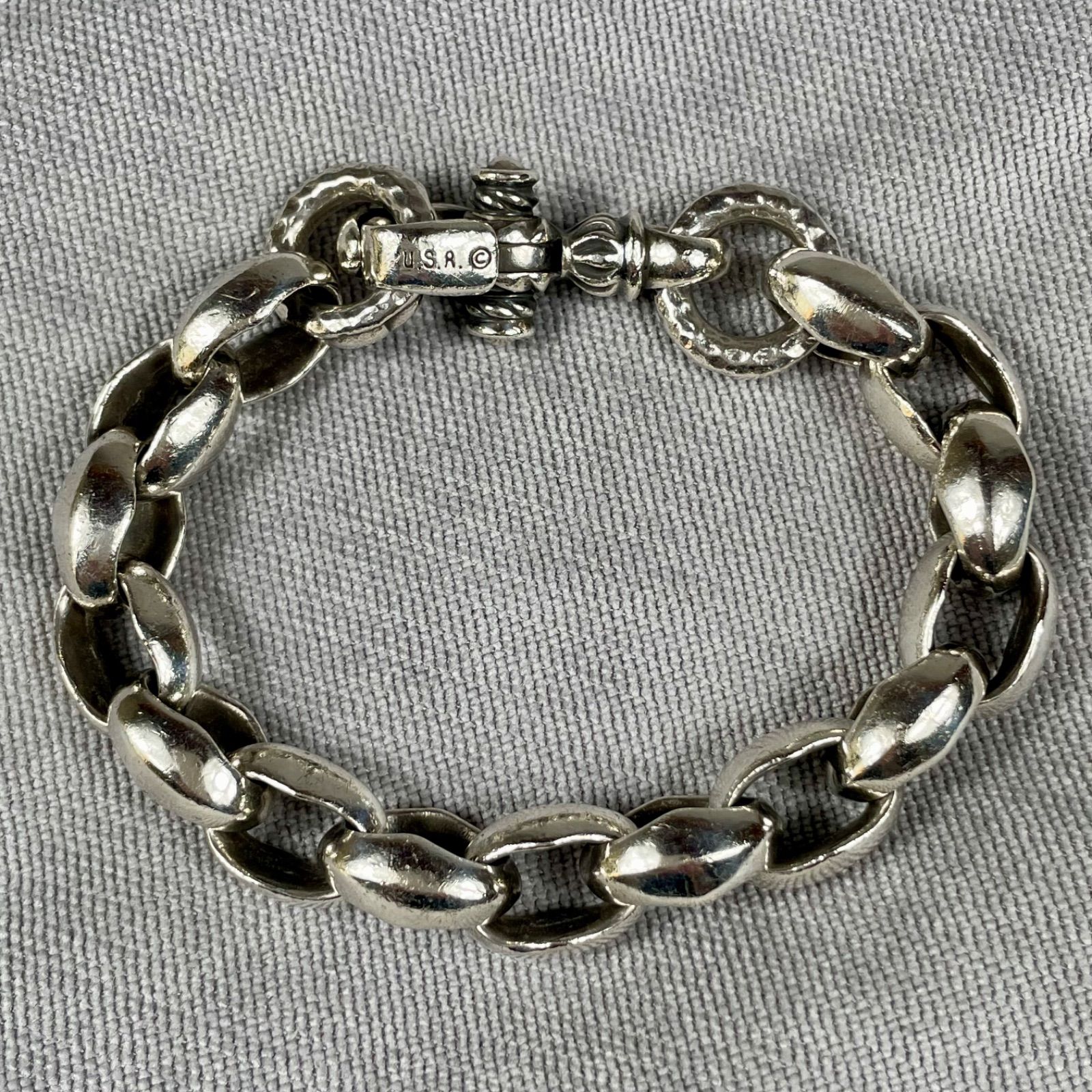 【LONE ONES】 Silk Link Bracelet S LONE ONES Silk Link Bracelet M w/Crane Circle Leonard
