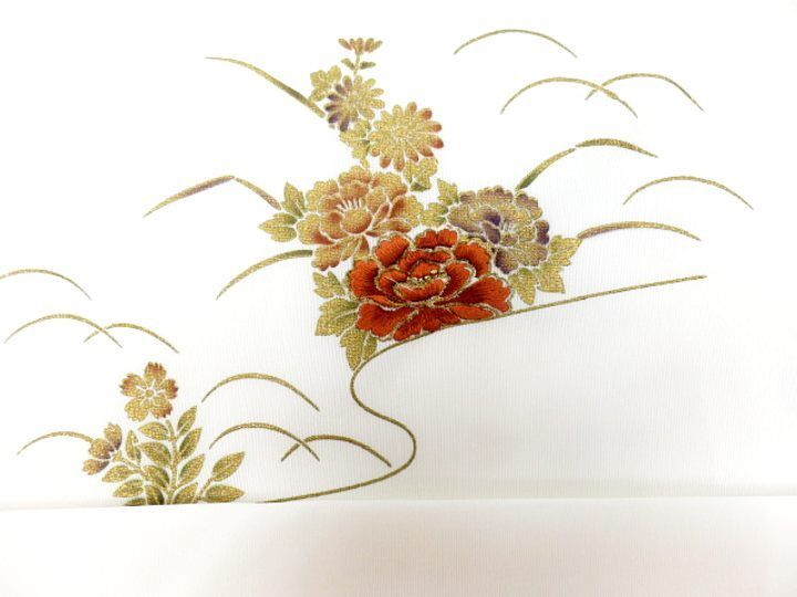 袋帯/美品/西陣/箔/仕立上がり/9936 高級西陣織 袋帯 『手もみ箔