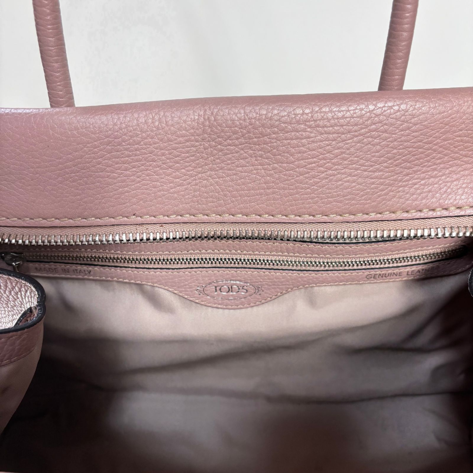 2503-220｜美品｜トッズ ハンドバッグ レザー ピンク 2503-220｜美品｜トッズ ハンドバッグ レザー ピンク - メルカリ