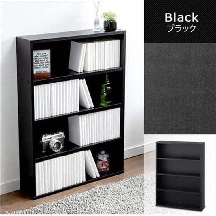 公式】【2個セット】本棚 大容量 おしゃれ 薄型 スリム カラーボックス