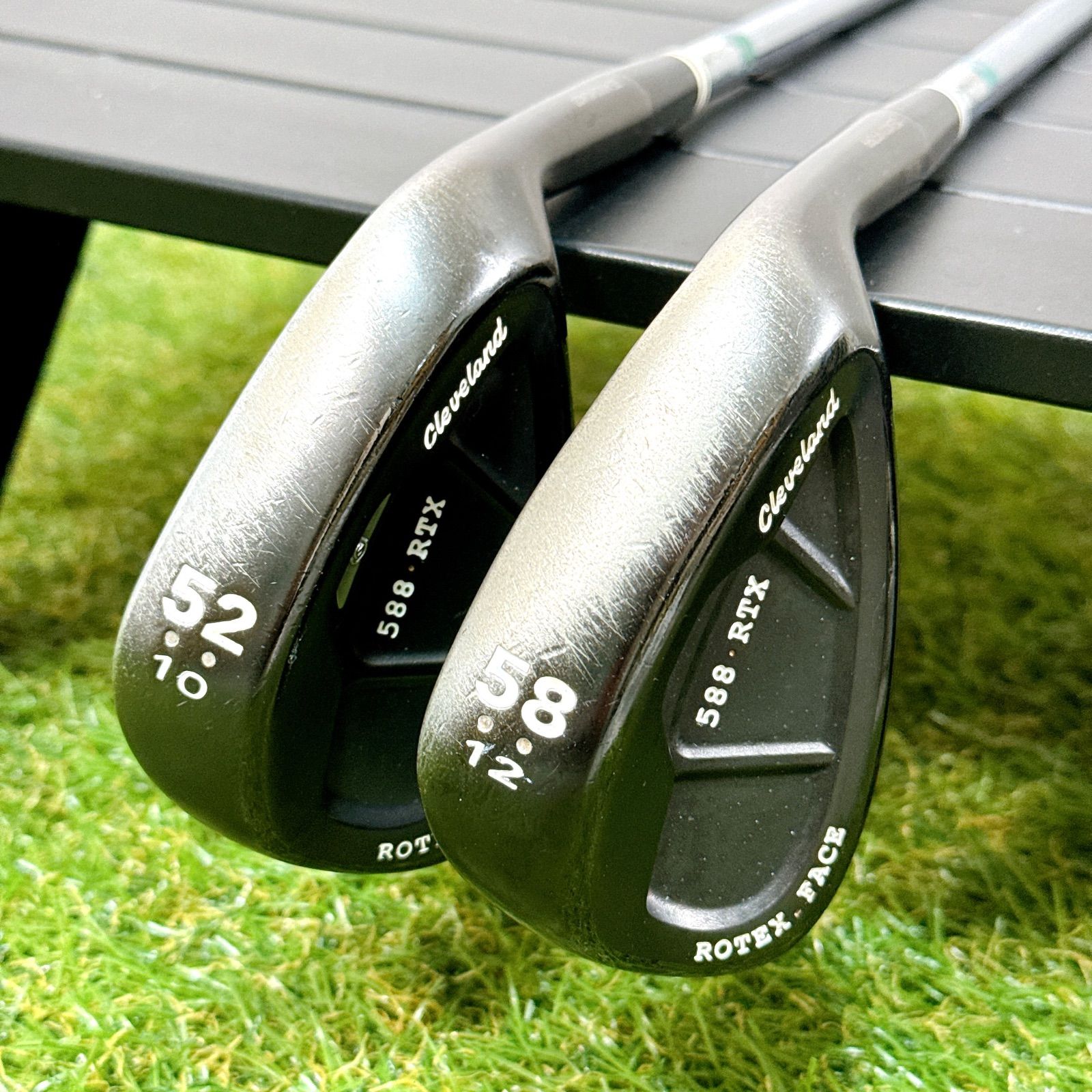 Cleveland 588 RTX クリーブランド ウェッジ 2本セット 52度 58度 スチール フレックスS 男性 右利き K 137