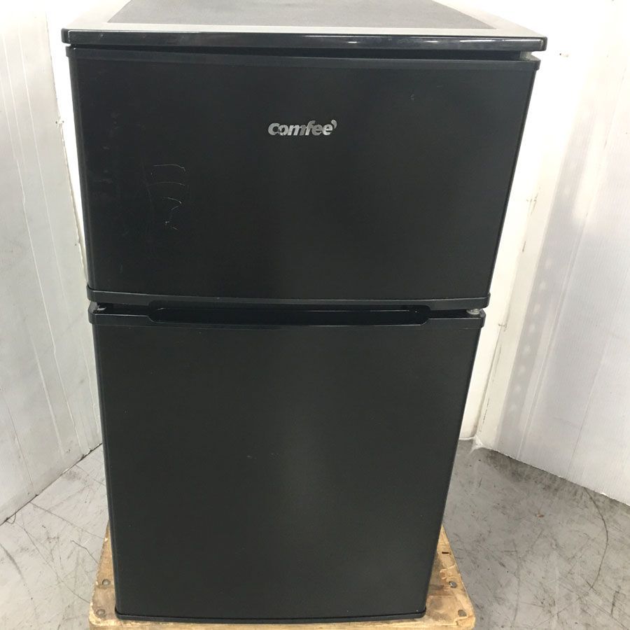 コンフィー 2ドア 冷蔵庫 90L 右開き 黒 RCT90BL(E) 送料無料 コンフィー(COMFEE') COMFEE' 冷蔵庫 90L 2ドア 右開き ブラック