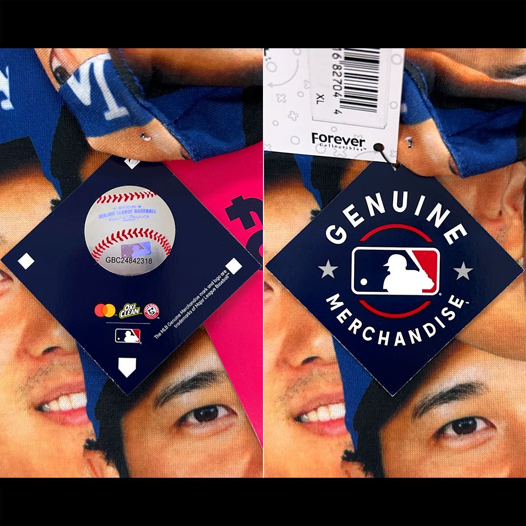 大谷翔平 ドジャース FOCO 顔だらけTシャツ XL MLB公式