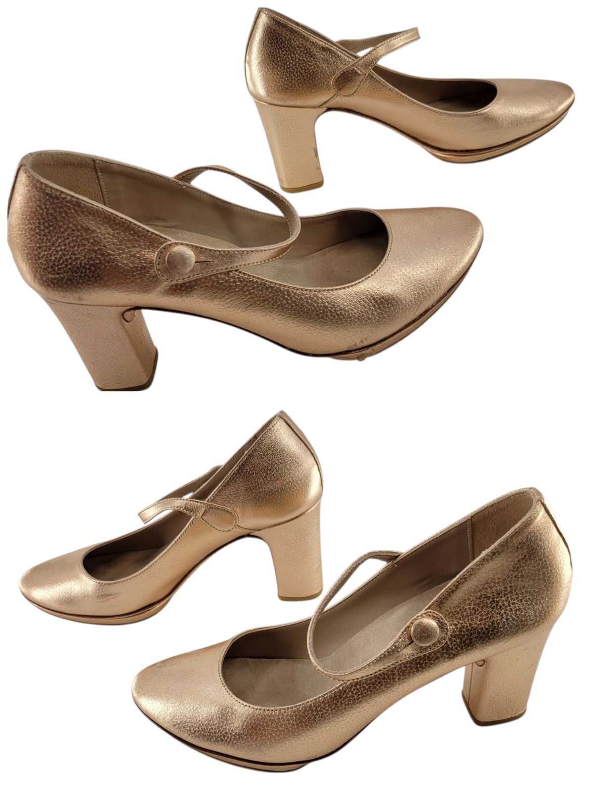 repetto PARIS レペット ハイヒール パンプス ピンクゴールド 37