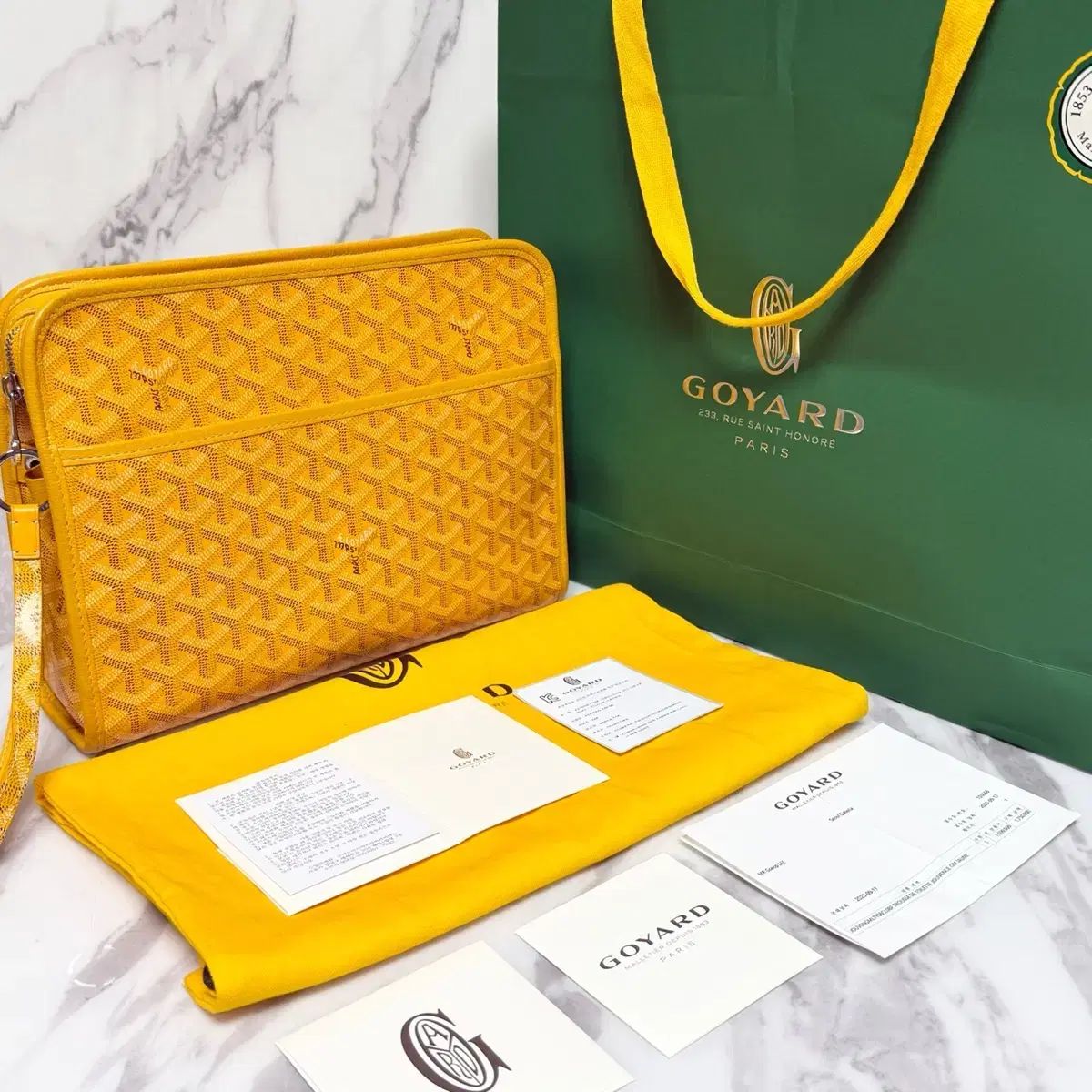 GM 付属品完備 Goyard ゴヤール ジュバンス クラッチ