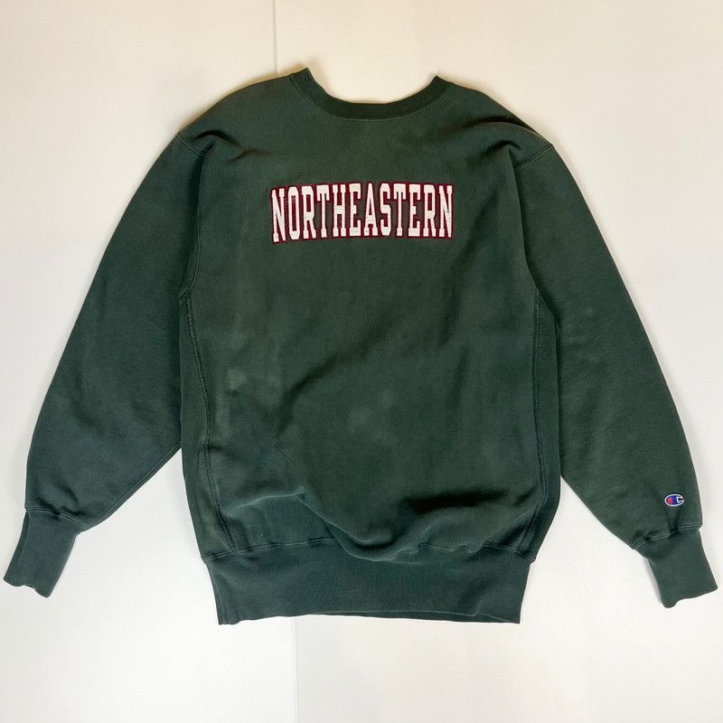 90s CHAMPION REVERSE WEAVE チャンピオン NORTHE ASTERN リバースウィーブ スウェット スエット トレーナー 90年代 VINTAGE ヴィンテージ 古着 ｂ25052134 スウェットシャツ